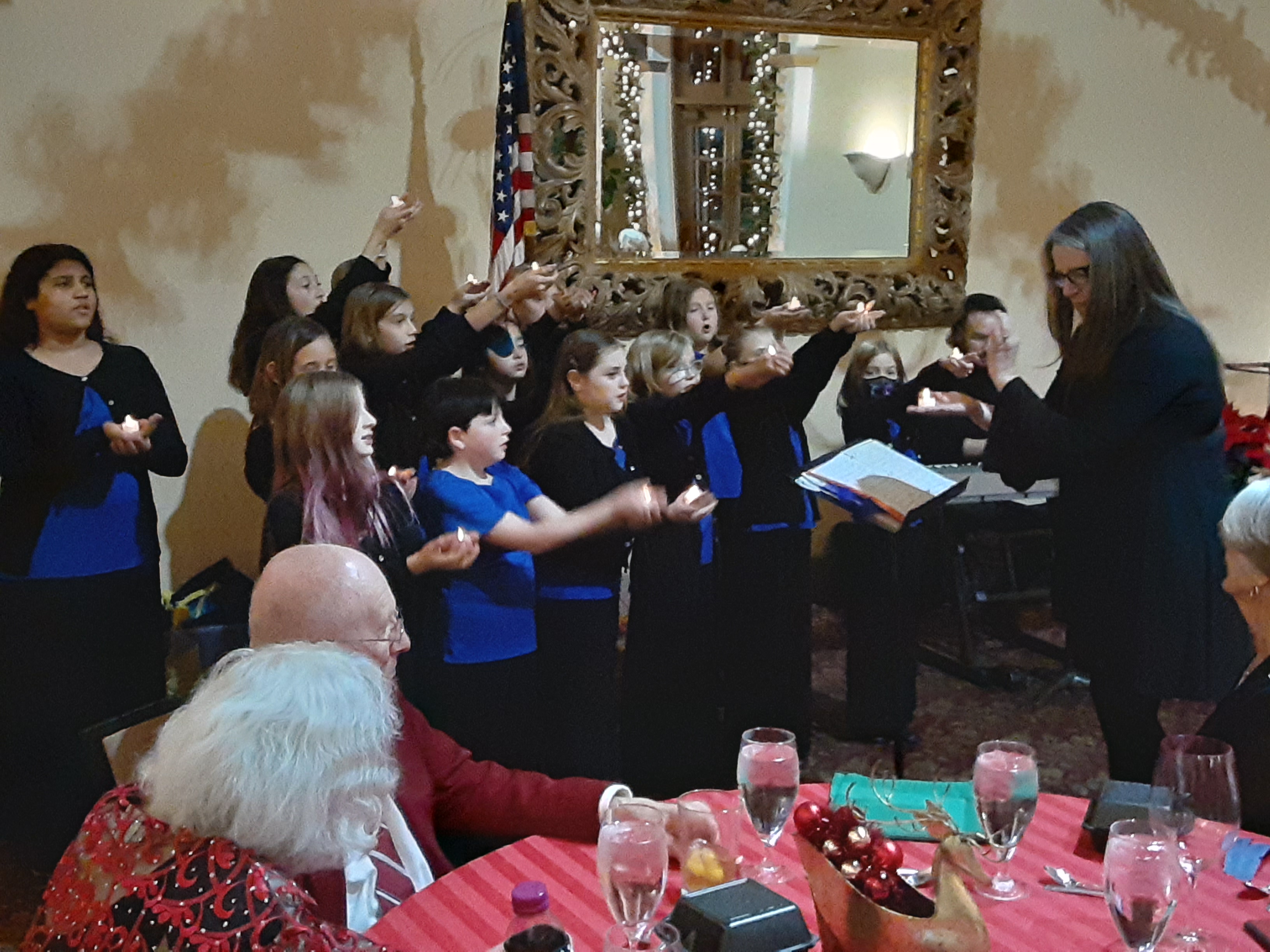 Tucson Girls Chorus singing at our 2022 Holiday Party